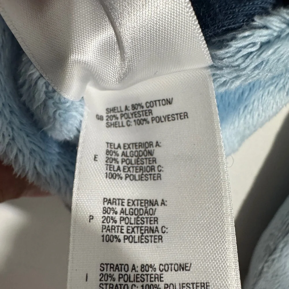 The North Face Reversible Fleece Hoodie‎ Blue and Light Blue Women’s XS